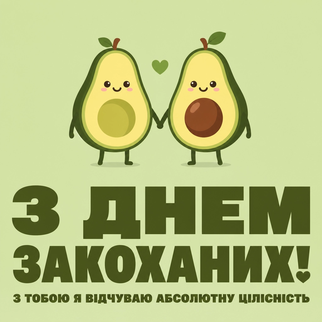 українській мові оригінальне привітання з днем закоханих