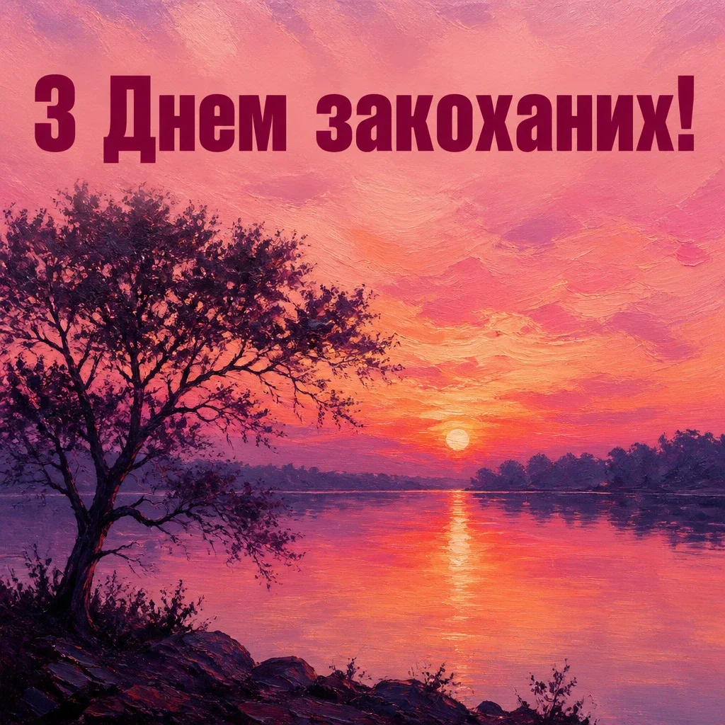 українській мові оригінальне привітання з днем закоханих