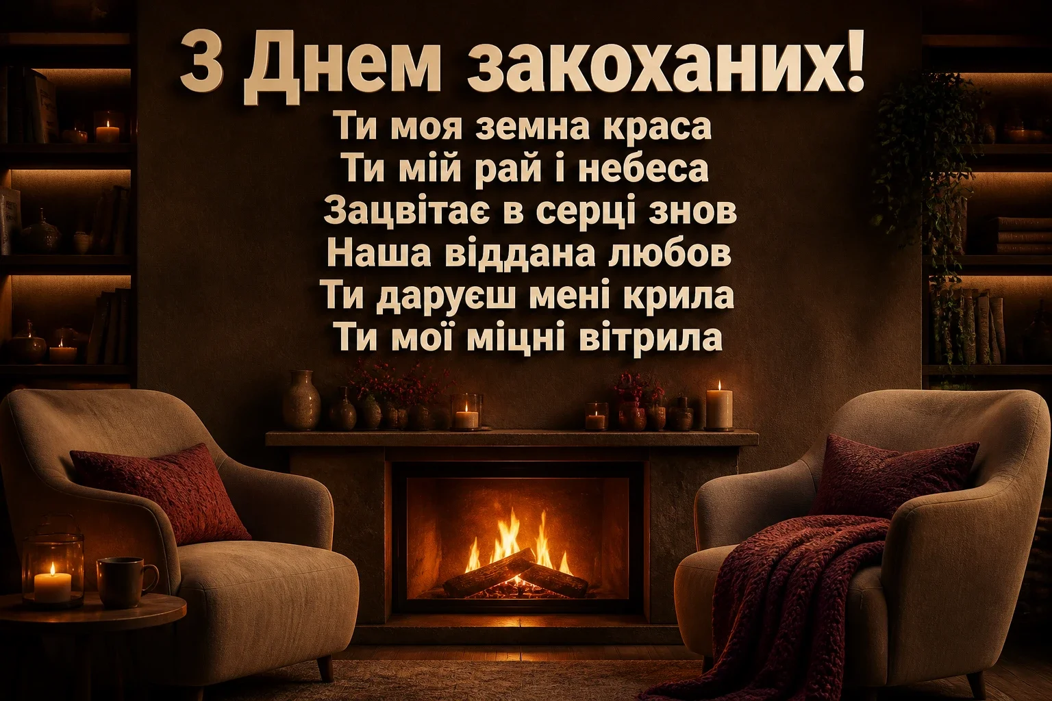 українській мові оригінальне привітання з днем закоханих