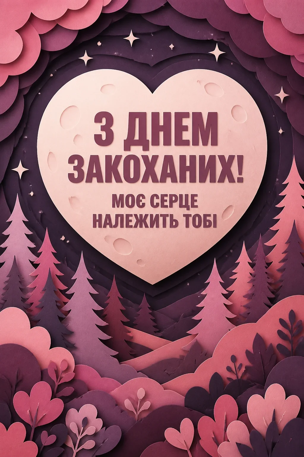 українській мові оригінальне привітання з днем закоханих