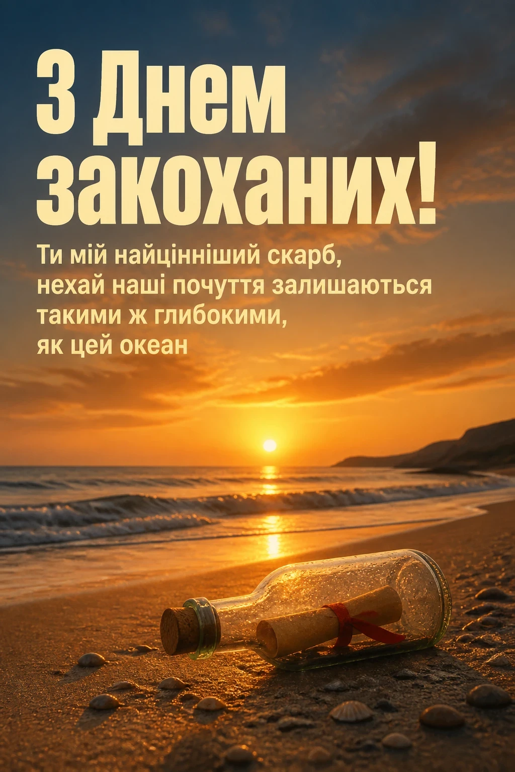 українській мові оригінальне привітання з днем закоханих