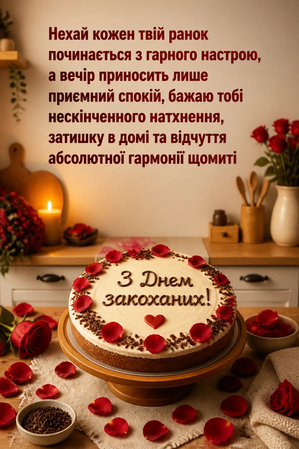 українській мові оригінальне привітання з днем закоханих