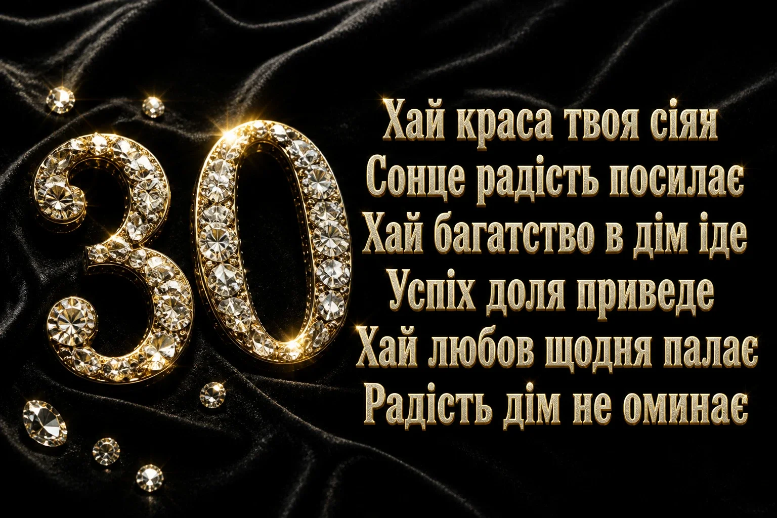 привітання з ювілеєм 30 років жінці прозою