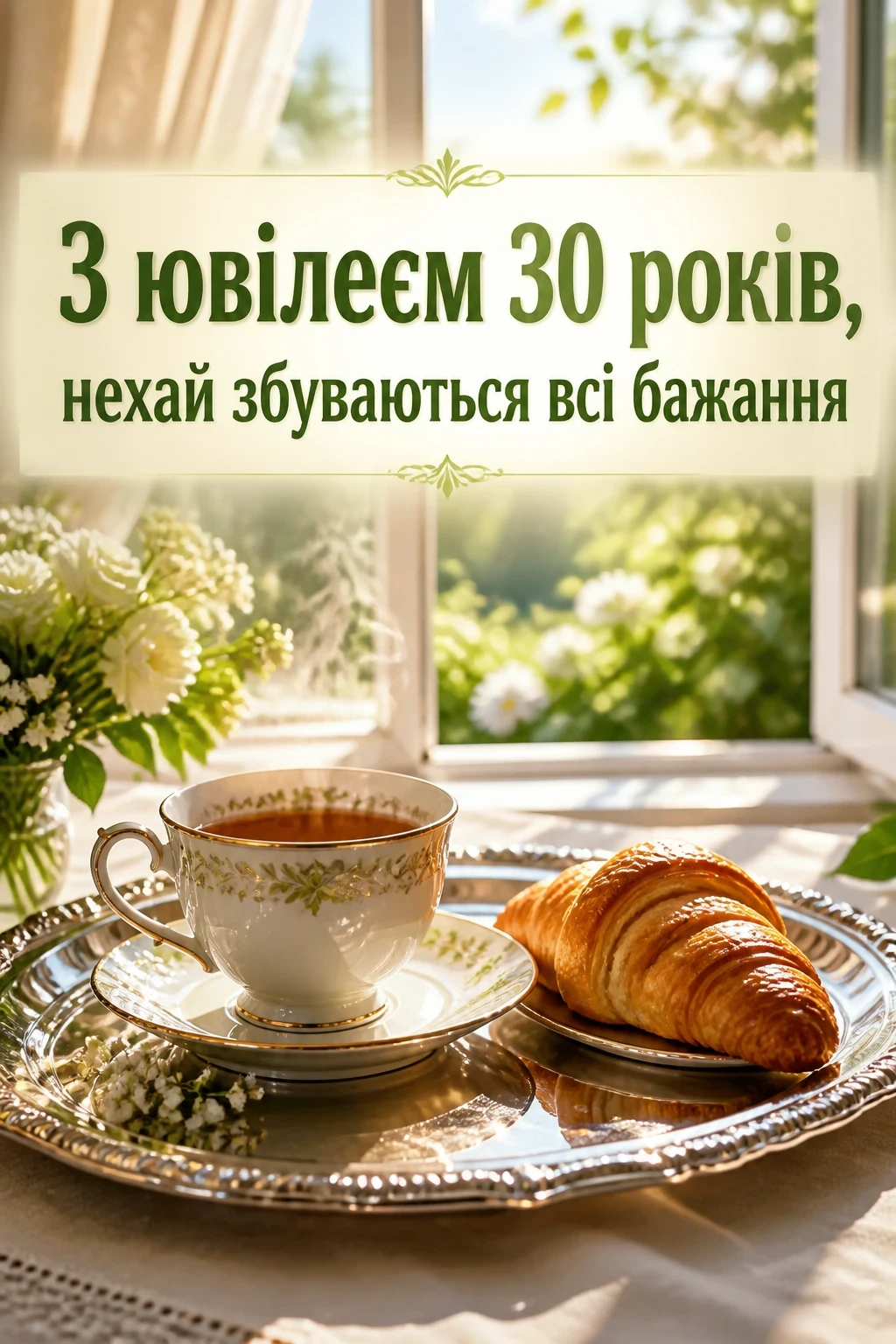 привітання з ювілеєм 30 років жінці прозою