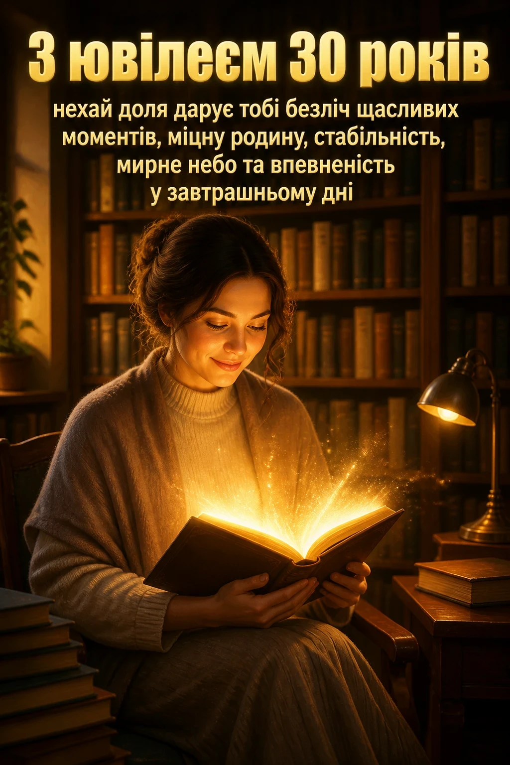 привітання з ювілеєм 30 років жінці прозою