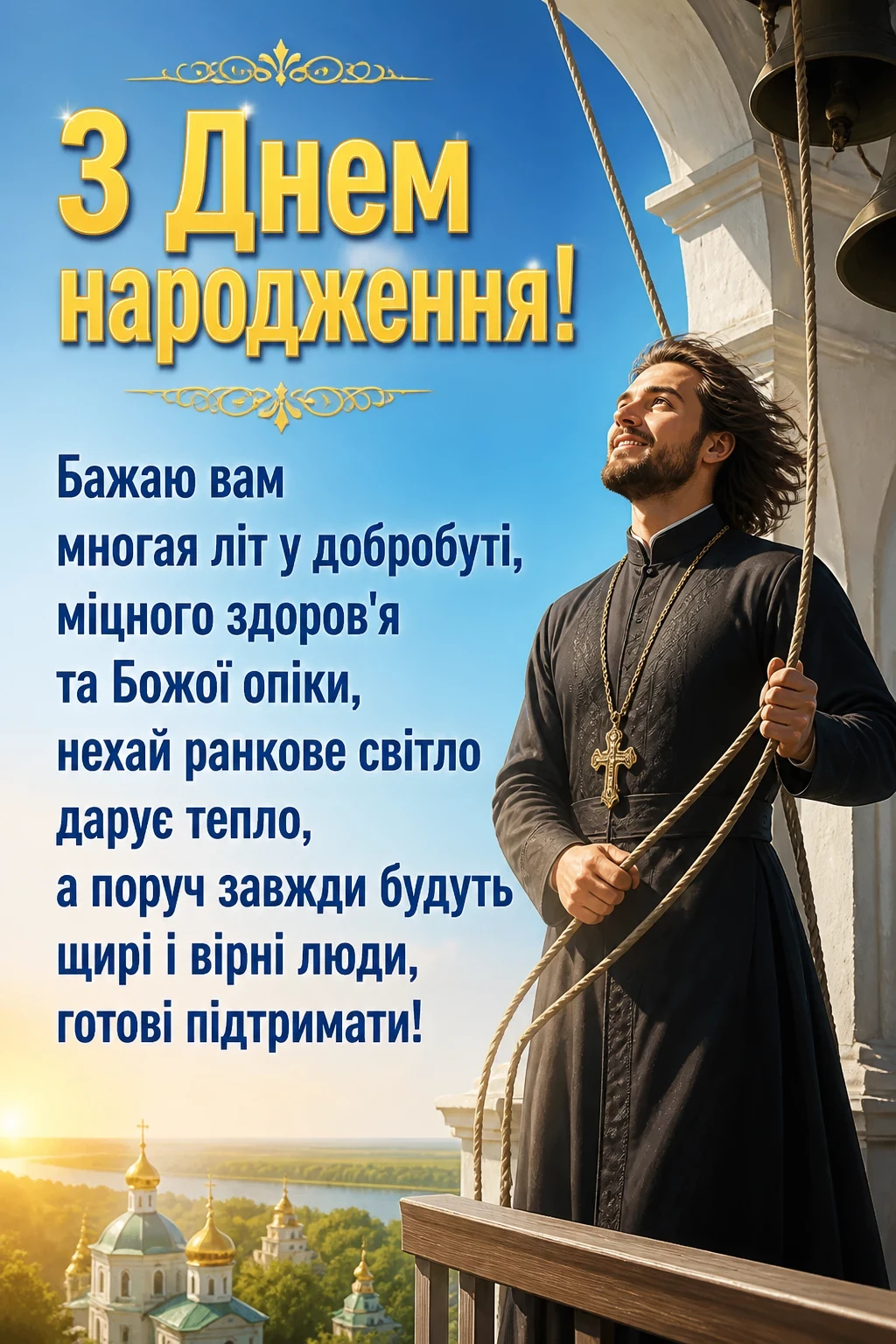 привітання з днем народження священику