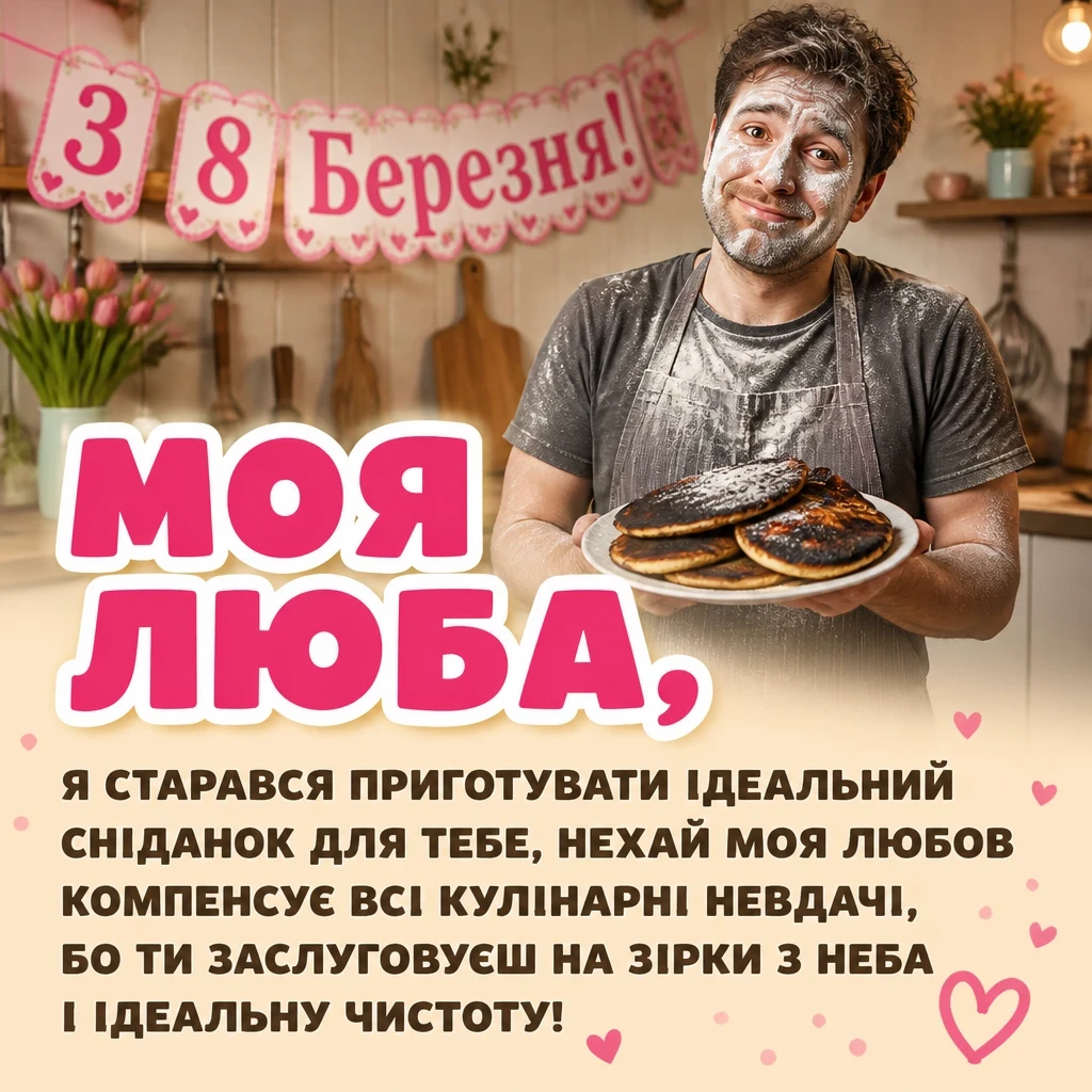 кохана привітання з 8 березня коханій дружині