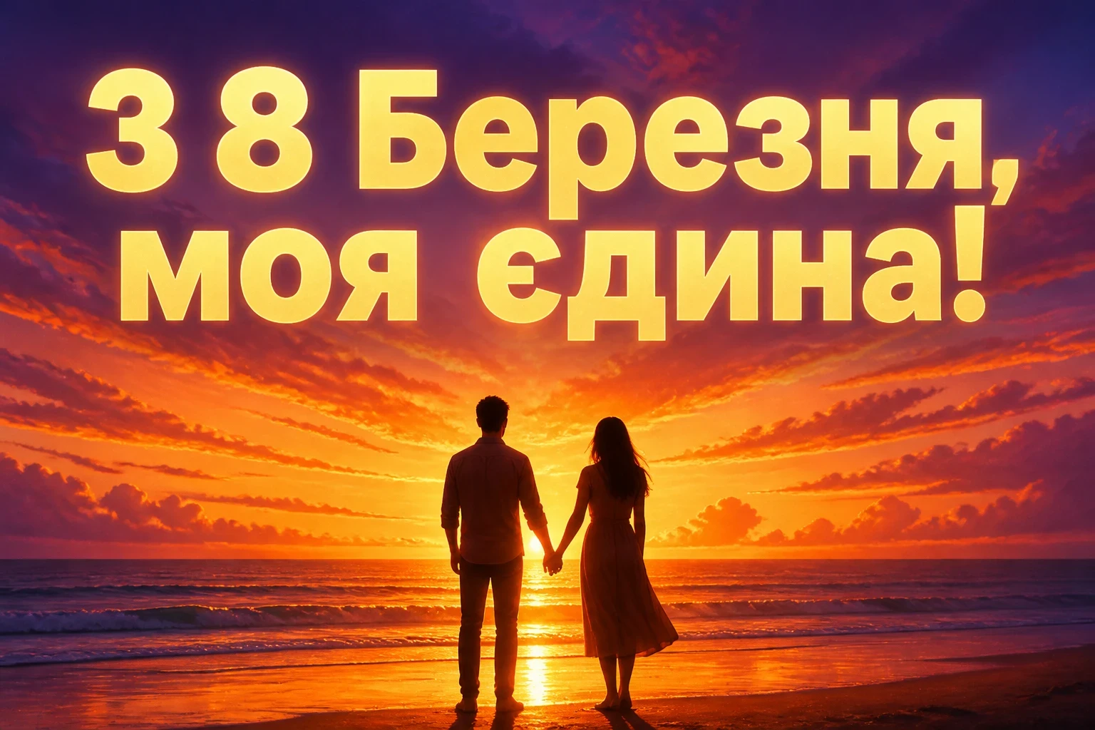 кохана привітання з 8 березня коханій дружині