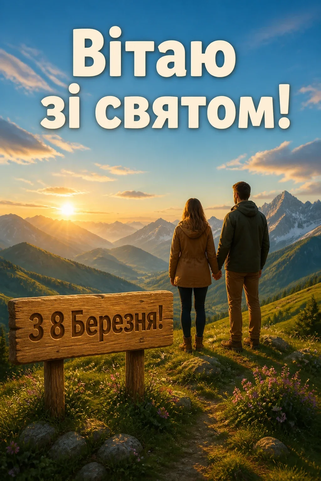 кохана привітання з 8 березня коханій дружині