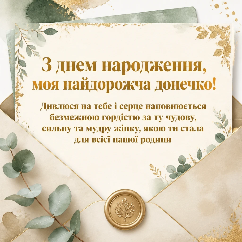 до сліз доньці привітання з днем народження для дорослої дочки від мами