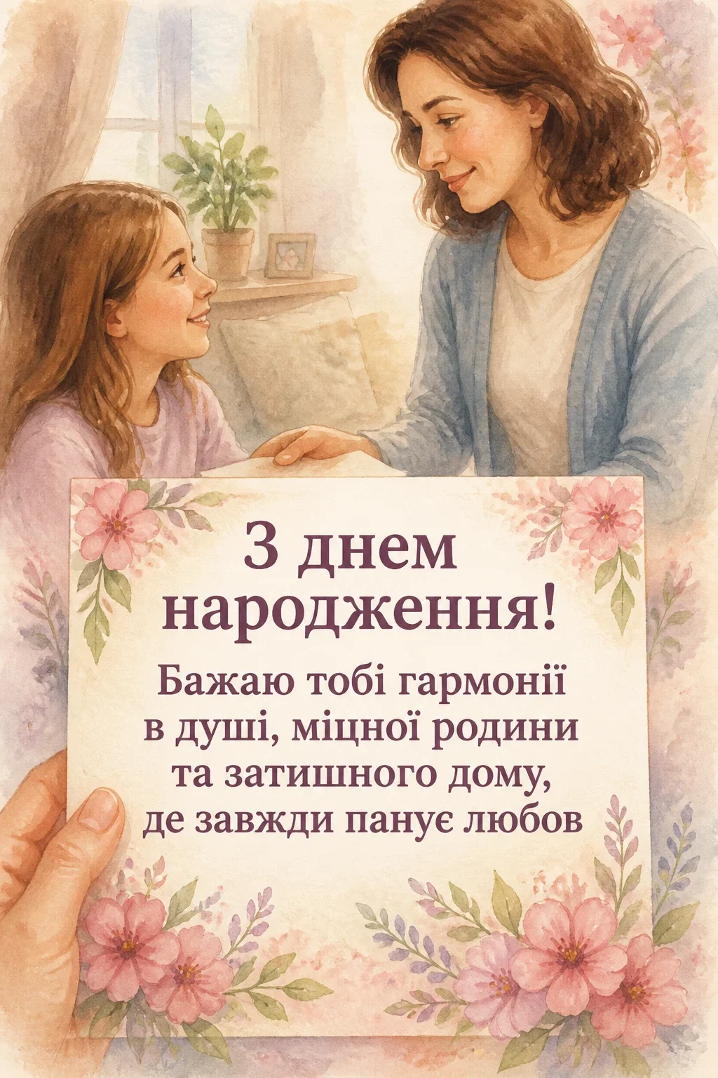 до сліз доньці привітання з днем народження для дорослої дочки від мами