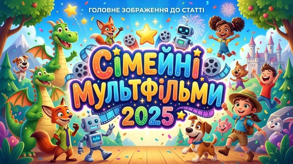 Сімейні мультфільми 2025: найповніша добірка для перегляду
