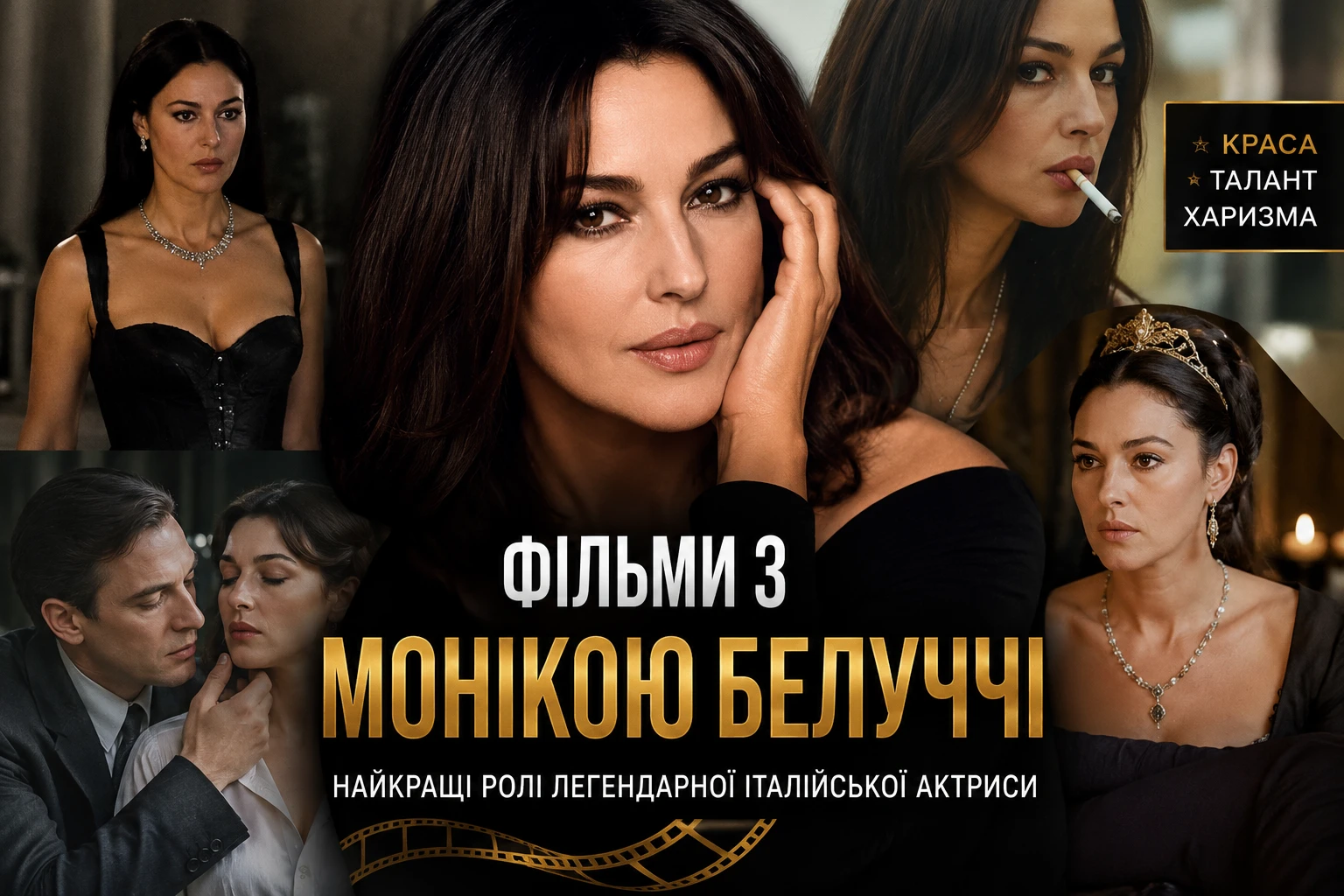Кращі фільми з Монікою Белуччі для вечірнього перегляду